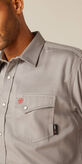 FR Solid Classic Fit Snap Work Shirt 01